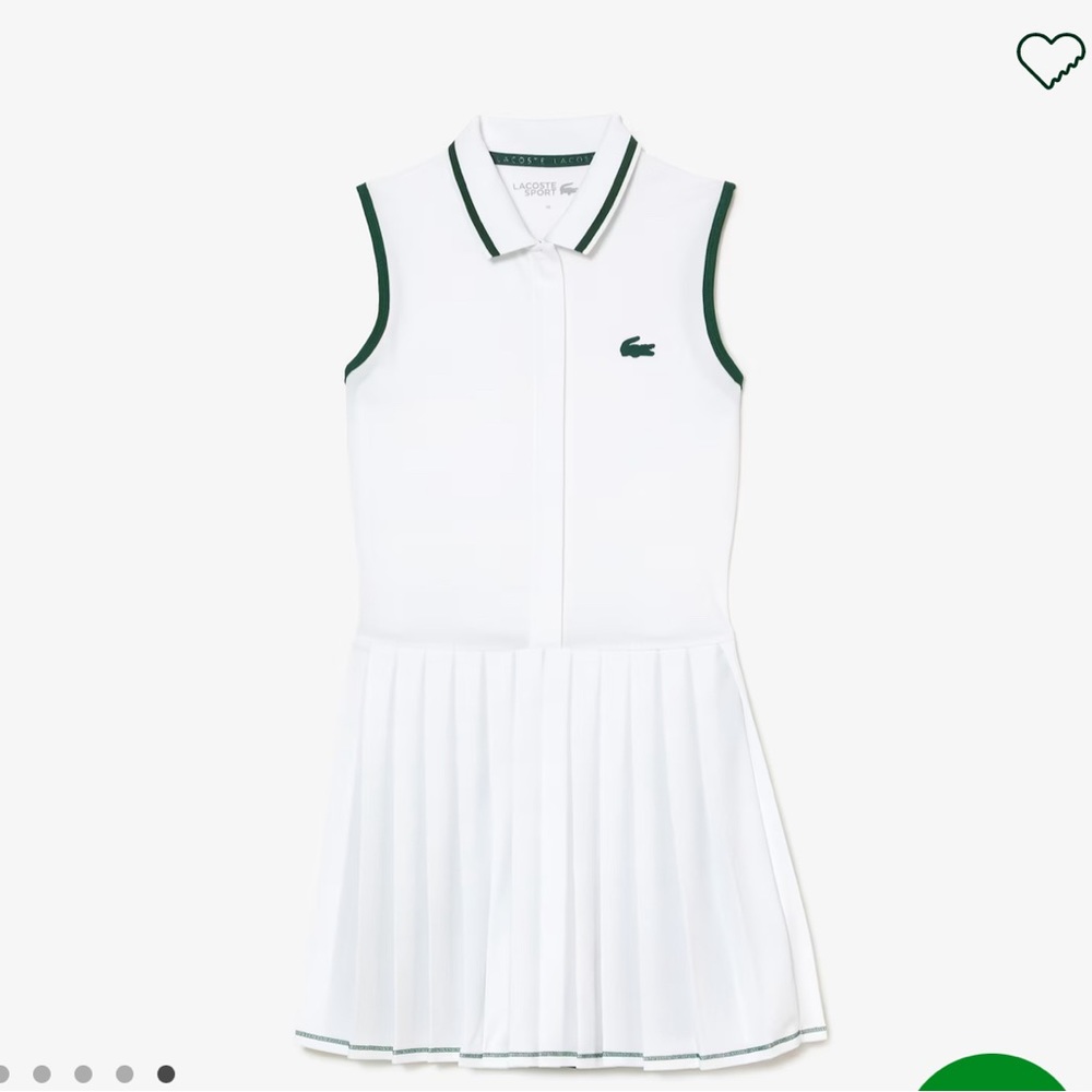 LACOSTE WOMEN'S SPORT PLEATED TENNIS DRESS brand NEW - size 34